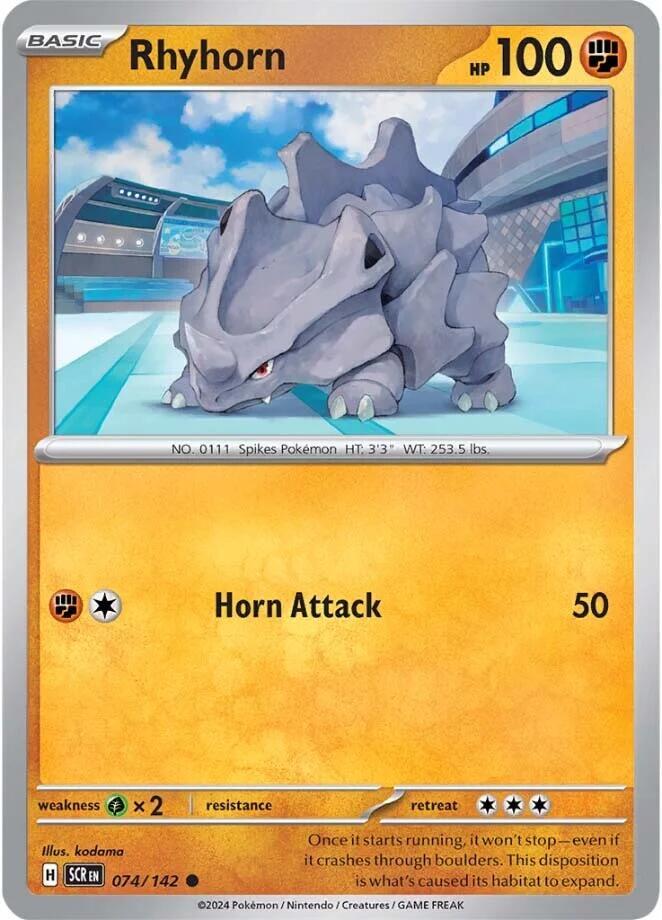 Rhyhorn (074/142) [Scarlet & Violet: Stellar Crown] | GnG Games