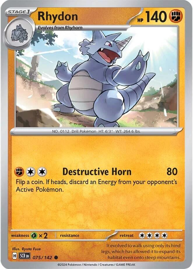 Rhydon (075/142) [Scarlet & Violet: Stellar Crown] | GnG Games