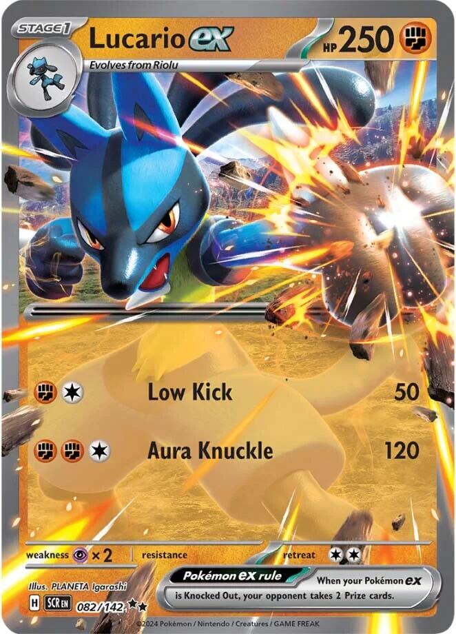 Lucario ex (082/142) [Scarlet & Violet: Stellar Crown] | GnG Games