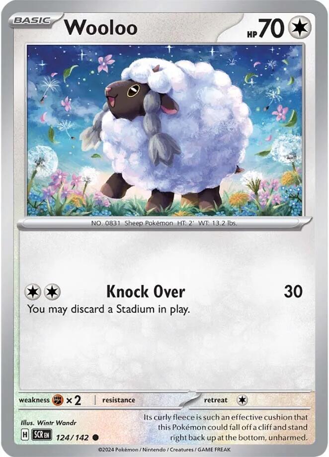 Wooloo (124/142) [Scarlet & Violet: Stellar Crown] | GnG Games