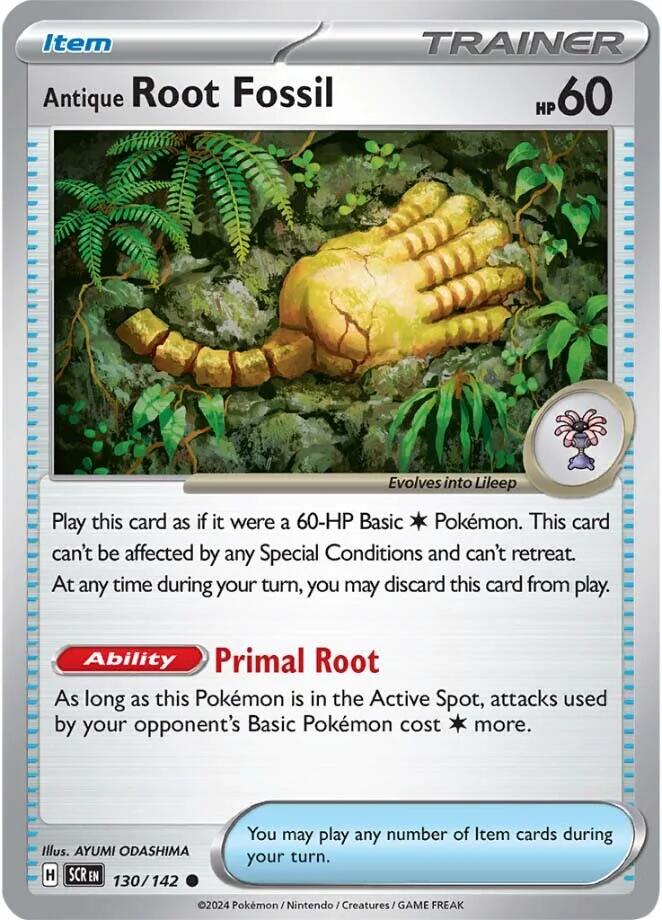 Antique Root Fossil (130/142) [Scarlet & Violet: Stellar Crown] | GnG Games