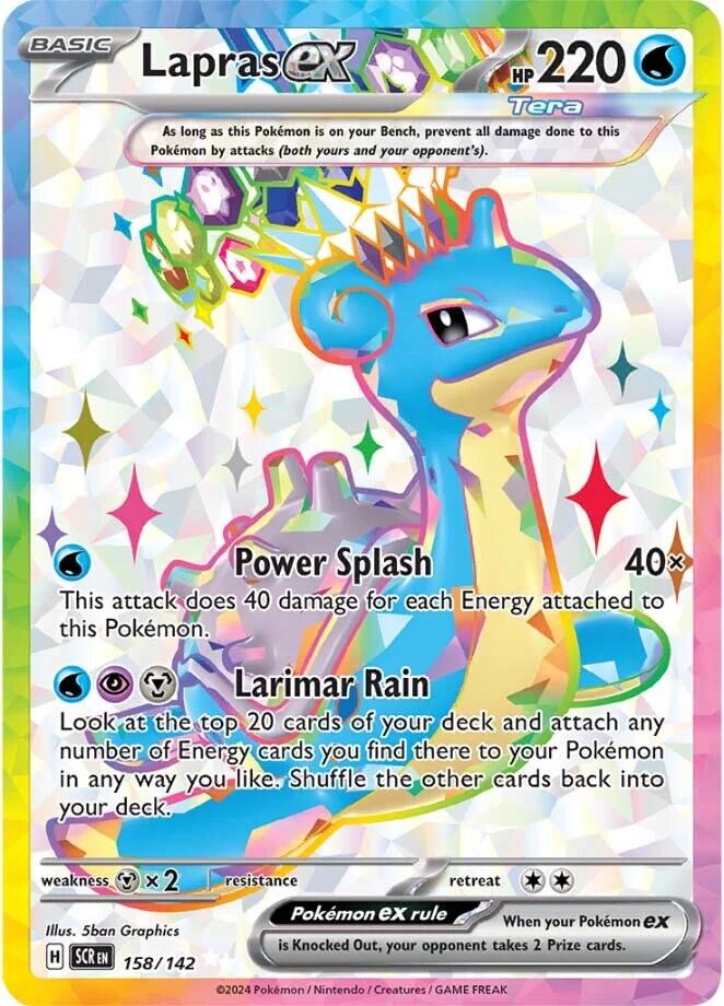 Lapras ex (158/142) [Scarlet & Violet: Stellar Crown] | GnG Games