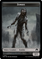 Eldrazi Spawn // Zombie Double-Sided Token [Modern Horizons 3 Tokens] | GnG Games