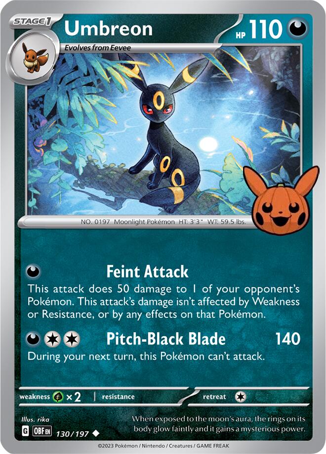 Umbreon (130/197) [Trick or Trade 2024] | GnG Games