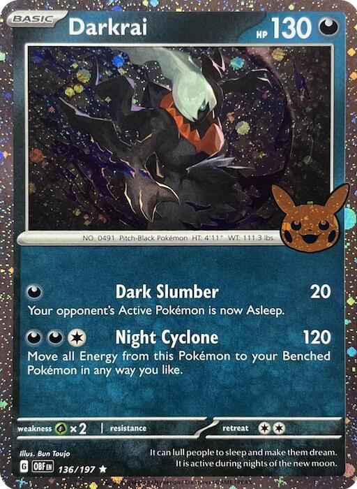 Darkrai (136/197) (Cosmos Holo) [Trick or Trade 2024] | GnG Games