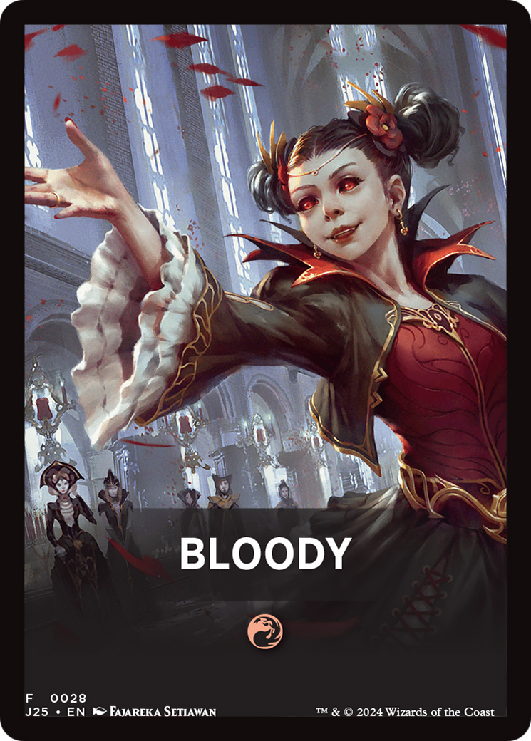 Bloody Theme Card [Foundations Jumpstart Front Cards] | GnG Games