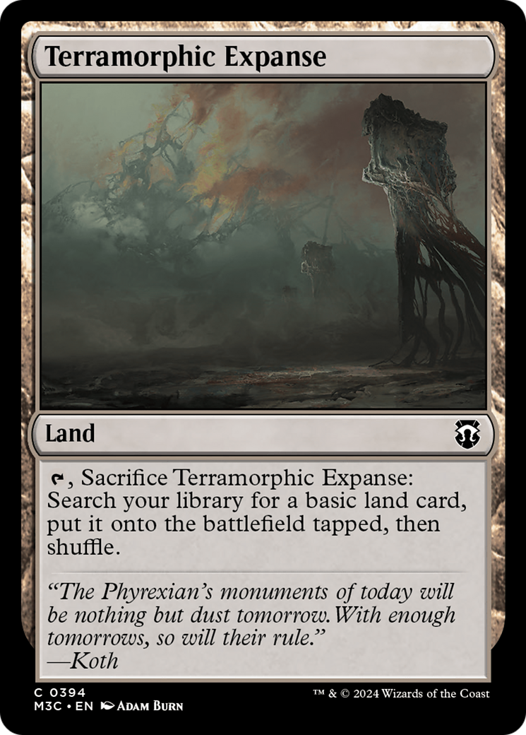 Terramorphic Expanse (Ripple Foil) [Modern Horizons 3 Commander] | GnG Games