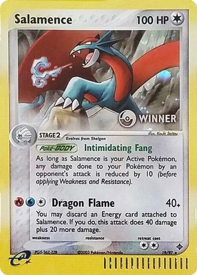 Salamence (19/97) (Winner) [League & Championship Cards] | GnG Games