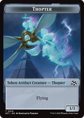 Cat // Thopter (0010) Double-Sided Token [Aetherdrift Tokens] | GnG Games