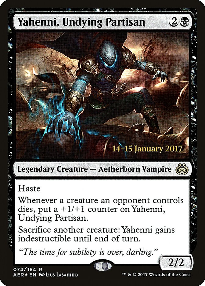 Yahenni, Undying Partisan [Aether Revolt Prerelease Promos] | GnG Games