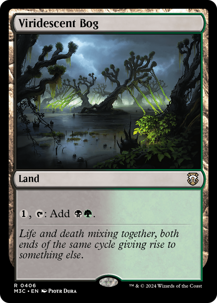 Viridescent Bog (Ripple Foil) [Modern Horizons 3 Commander] | GnG Games