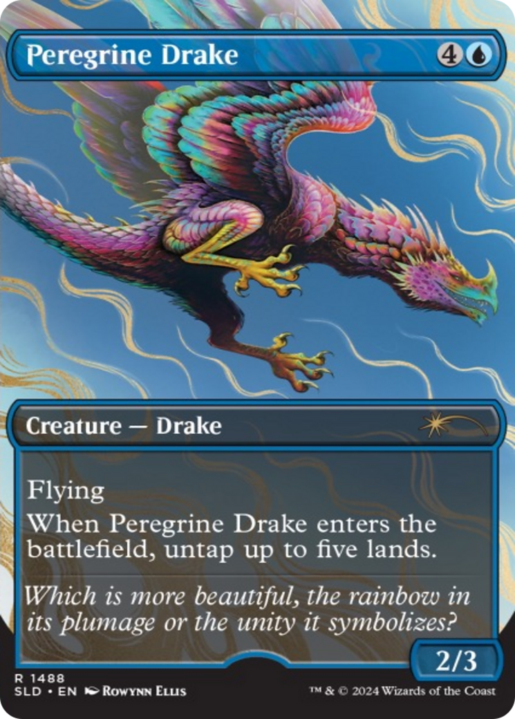 Peregrine Drake (Rainbow Foil) [Secret Lair Drop Series] | GnG Games