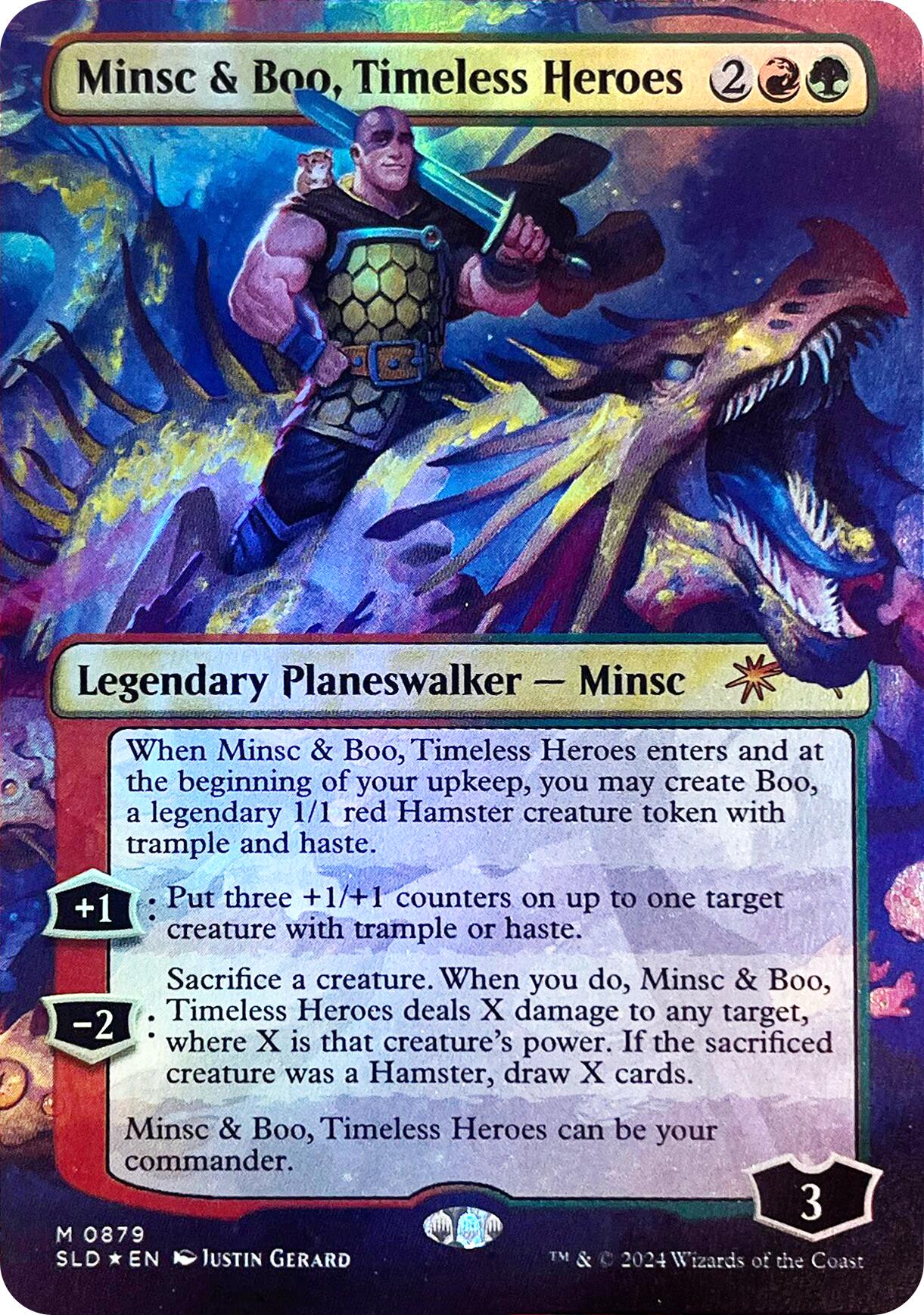 Minsc & Boo, Timeless Heroes (Rainbow Foil) [Secret Lair Drop Series] | GnG Games
