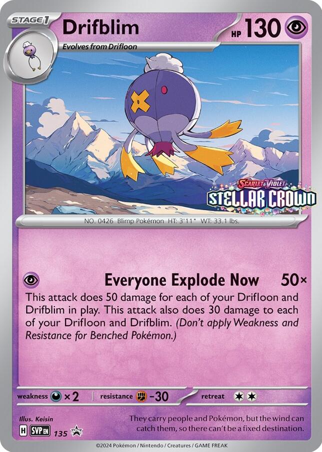 Drifblim (SVP135) [Scarlet & Violet: Black Star Promos] | GnG Games