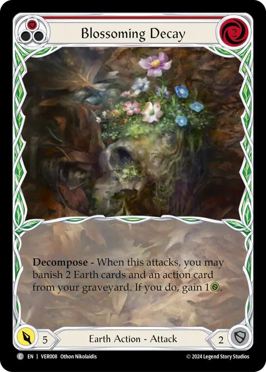 Blossoming Decay (Red) [VER008] (Rosetta Verdance Blitz Deck) | GnG Games