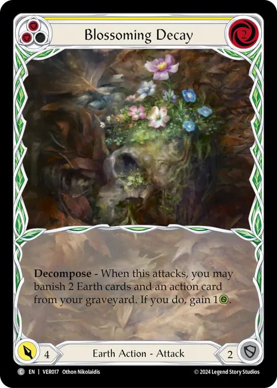 Blossoming Decay (Yellow) [VER017] (Rosetta Verdance Blitz Deck) | GnG Games