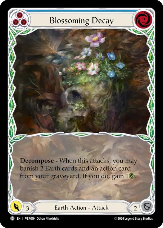 Blossoming Decay (Blue) [VER019] (Rosetta Verdance Blitz Deck) | GnG Games