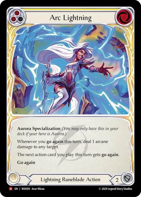 Arc Lightning [ROS010] (Rosetta)  Rainbow Foil | GnG Games