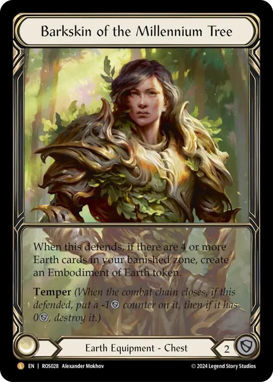 Barkskin of the Millennium Tree (Extended Art) [ROS028] (Rosetta)  Cold Foil | GnG Games