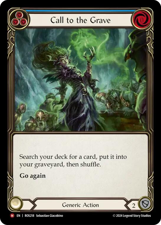 Call to the Grave [ROS218] (Rosetta)  Rainbow Foil | GnG Games