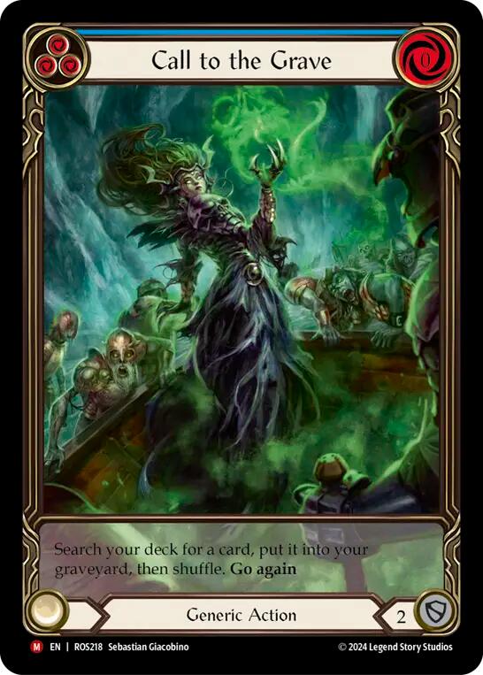 Call to the Grave (Extended Art) [ROS218] (Rosetta)  Rainbow Foil | GnG Games