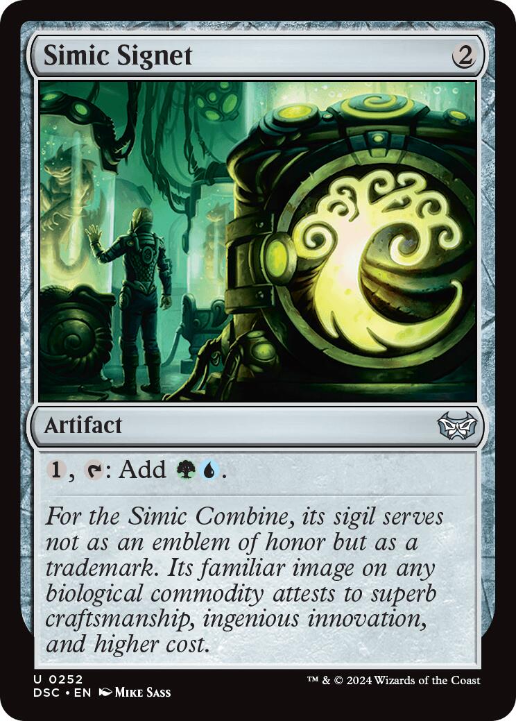 Simic Signet [Duskmourn: House of Horror Commander] | GnG Games