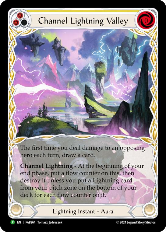 Channel Lightning Valley [FAB264] (Promo)  Cold Foil | GnG Games