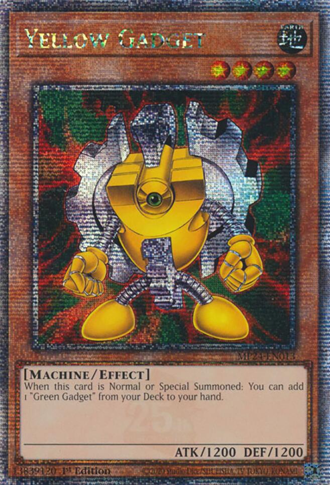 Yellow Gadget [MP24-EN013] Quarter Century Secret Rare | GnG Games