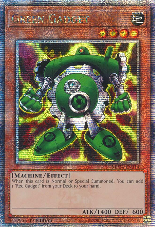 Green Gadget [MP24-EN014] Quarter Century Secret Rare | GnG Games
