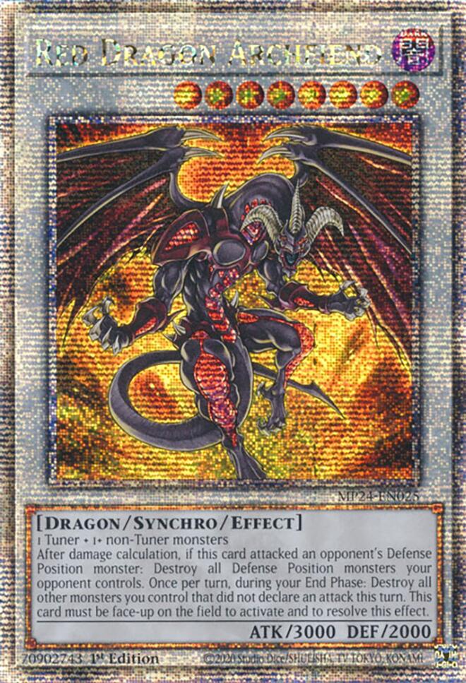 Red Dragon Archfiend [MP24-EN025] Quarter Century Secret Rare | GnG Games