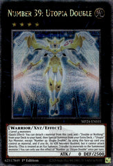 Number 39: Utopia Double [MP24-EN031] Quarter Century Secret Rare | GnG Games