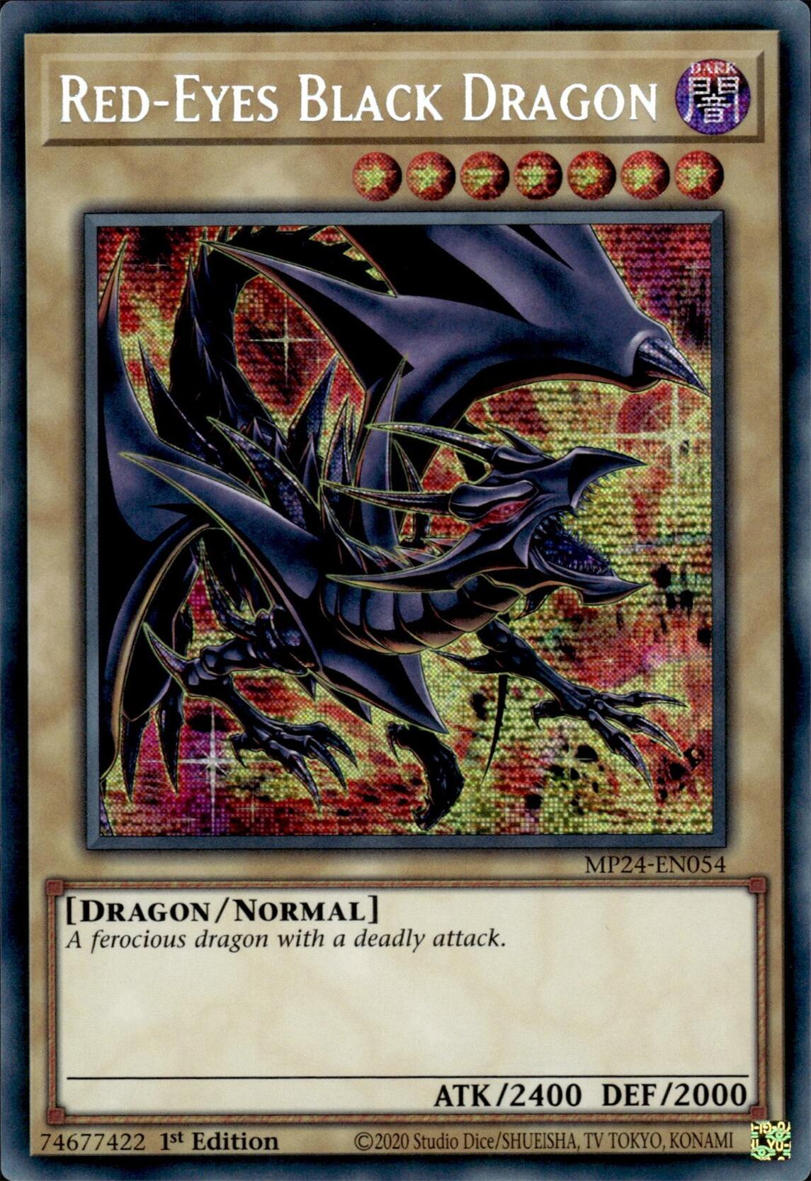 Red-Eyes Black Dragon (Alternate Art) [MP24-EN054] Prismatic Secret Rare | GnG Games