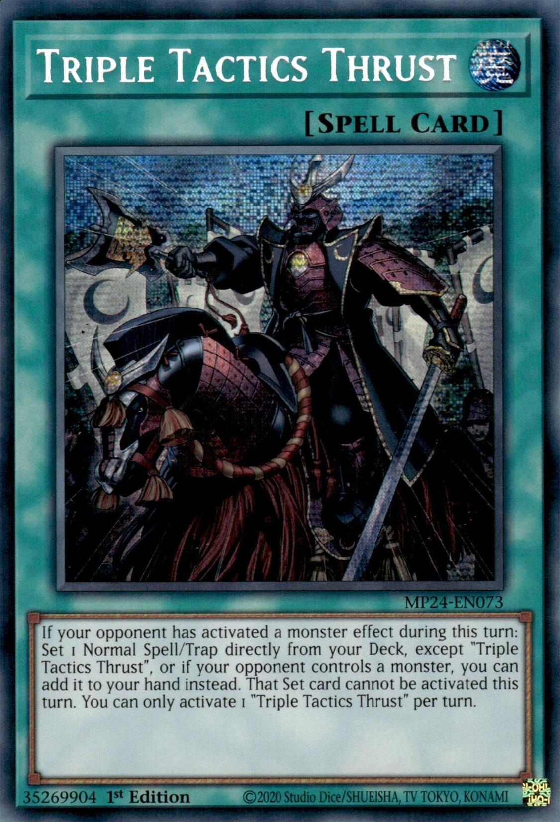 Triple Tactics Thrust [MP24-EN073] Prismatic Secret Rare | GnG Games