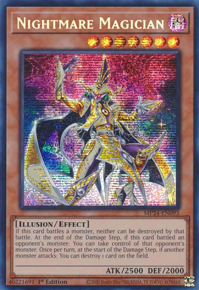 Nightmare Magician [MP24-EN093] Prismatic Secret Rare | GnG Games