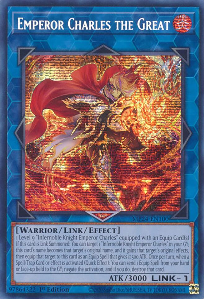 Emperor Charles the Great [MP24-EN100] Prismatic Secret Rare | GnG Games