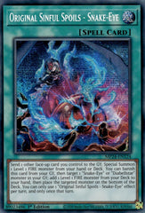 Original Sinful Spoils - Snake-Eye [MP24-EN124] Prismatic Secret Rare | GnG Games