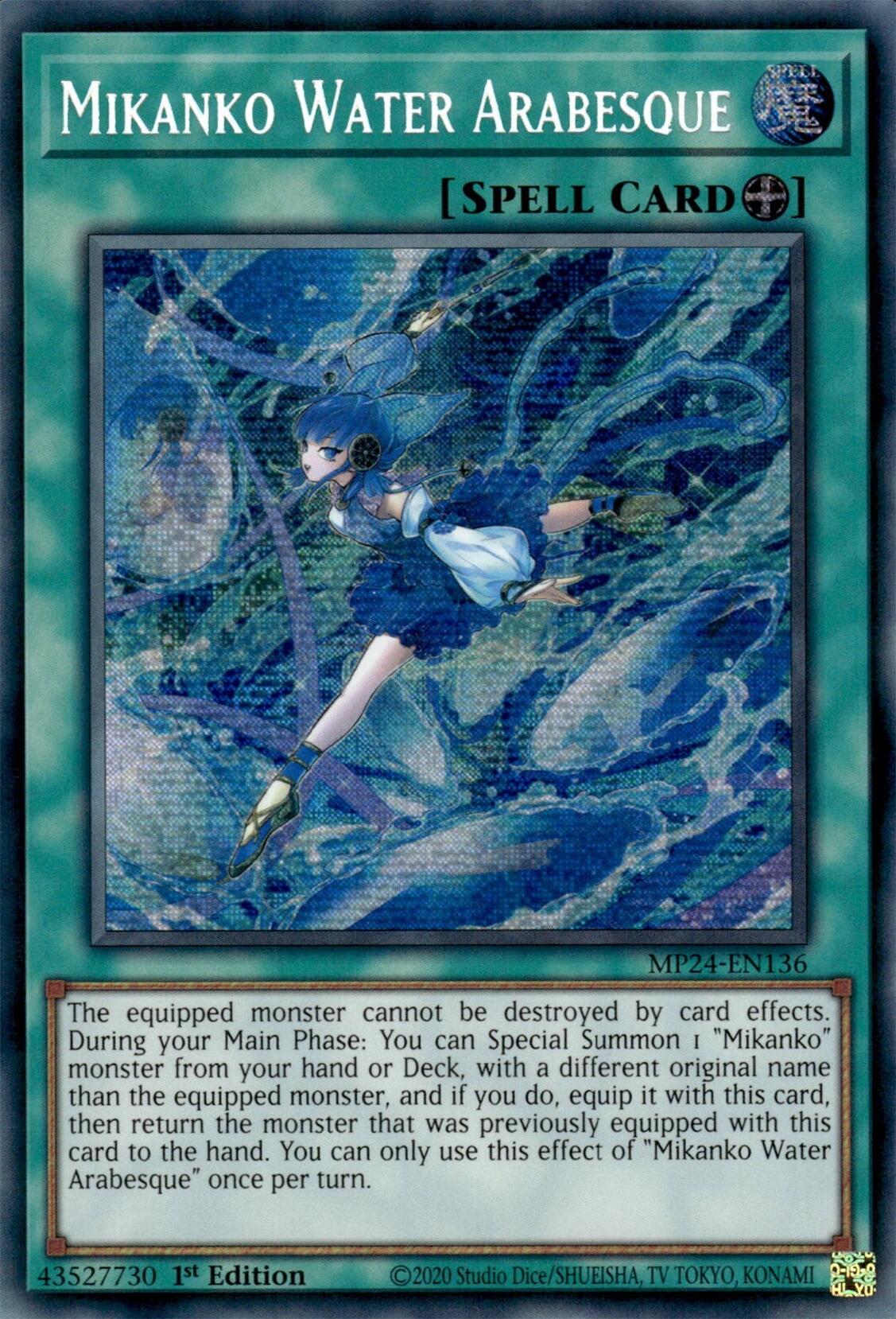 Mikanko Water Arabesque [MP24-EN136] Prismatic Secret Rare | GnG Games