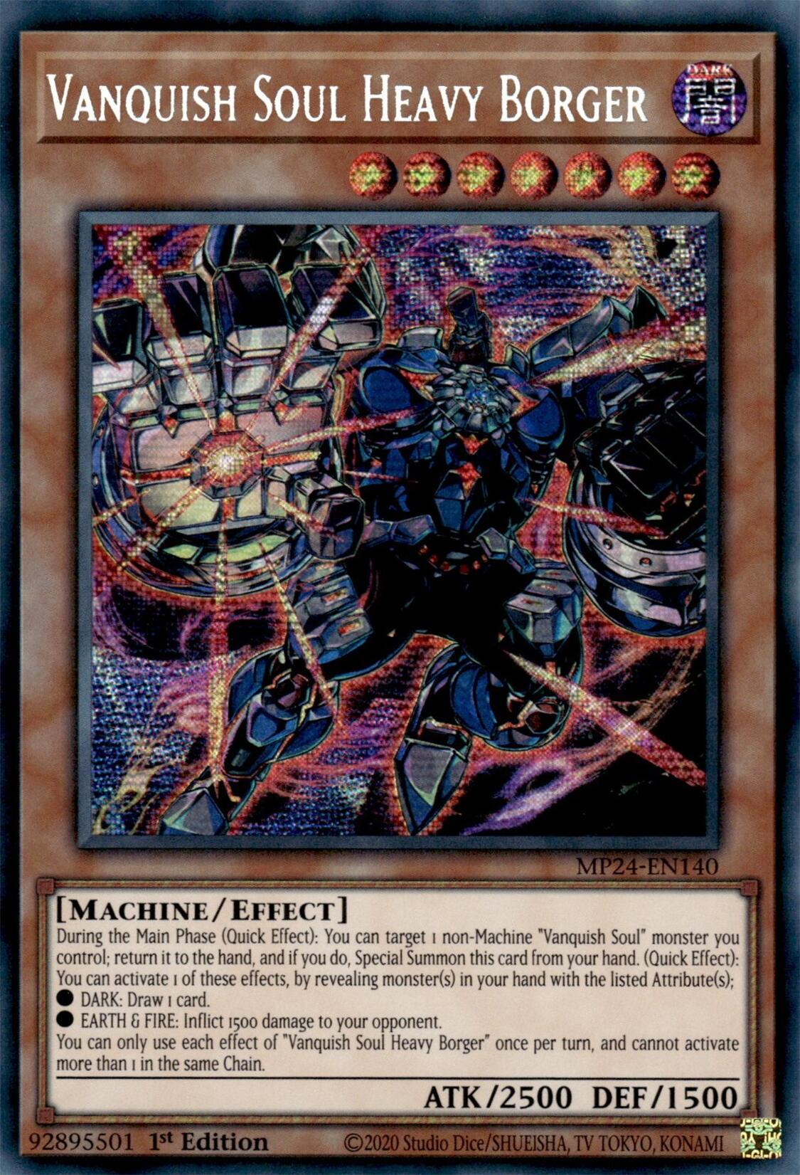 Vanquish Soul Heavy Borger [MP24-EN140] Prismatic Secret Rare | GnG Games