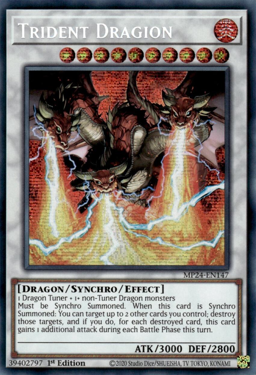 Trident Dragion [MP24-EN147] Prismatic Secret Rare | GnG Games