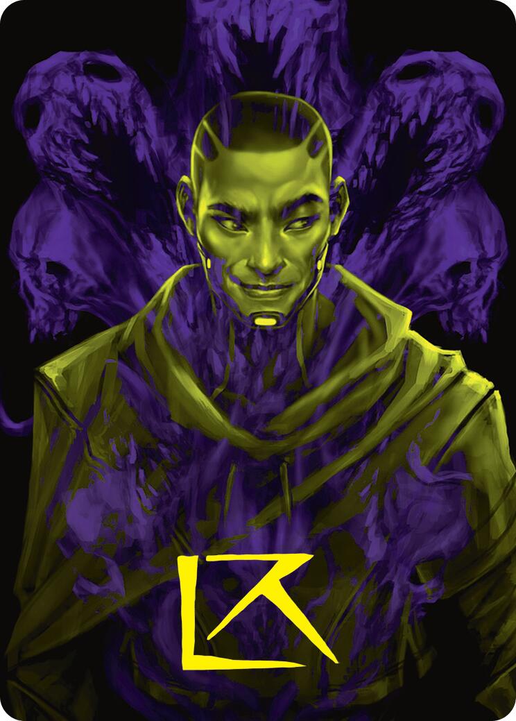 Kaito, Bane of Nightmares Art Card (Gold-Stamped Signature) [Duskmourn: House of Horror Art Series] | GnG Games