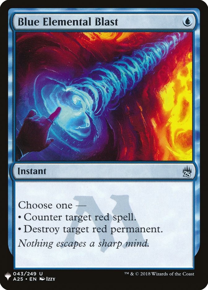 Blue Elemental Blast [Mystery Booster] | GnG Games