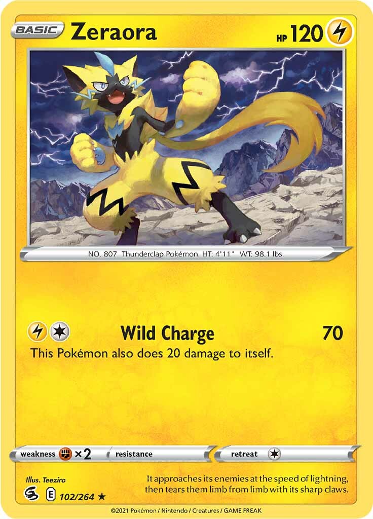 Zeraora (102/264) [Sword & Shield: Fusion Strike] | GnG Games