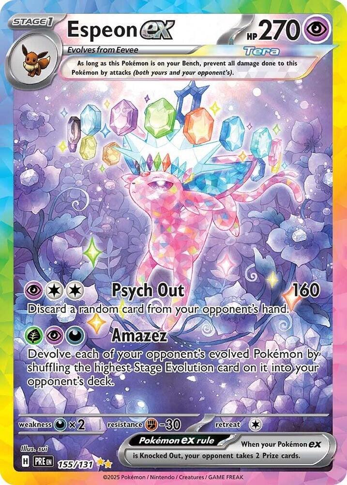 Espeon ex (155/131) [Scarlet & Violet: Prismatic Evolutions] | GnG Games