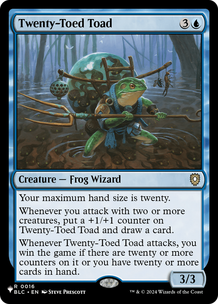 Twenty-Toed Toad [The List] | GnG Games