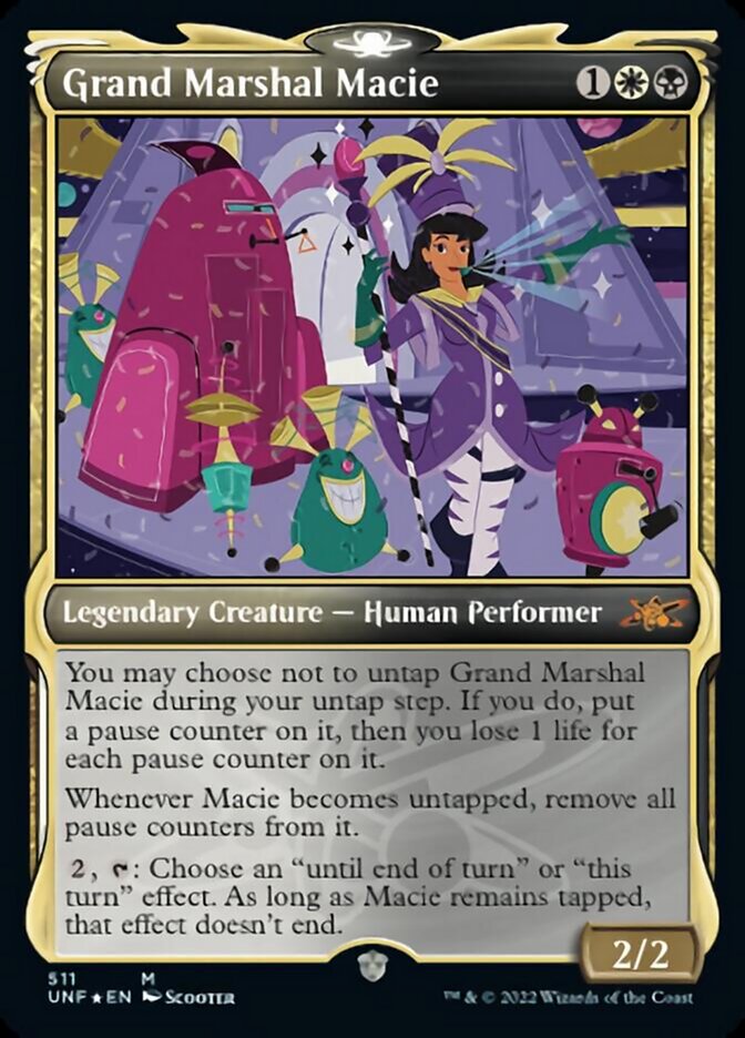 Grand Marshal Macie (Showcase) (Galaxy Foil) [Unfinity] | GnG Games
