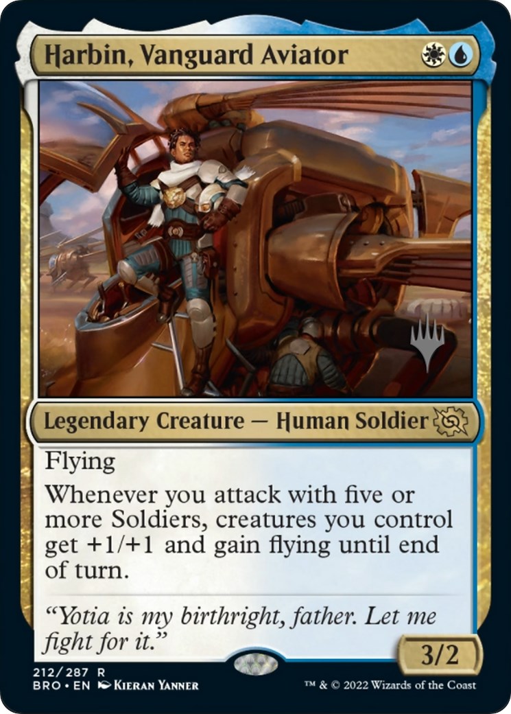 Harbin, Vanguard Aviator (Promo Pack) [The Brothers' War Promos] | GnG Games