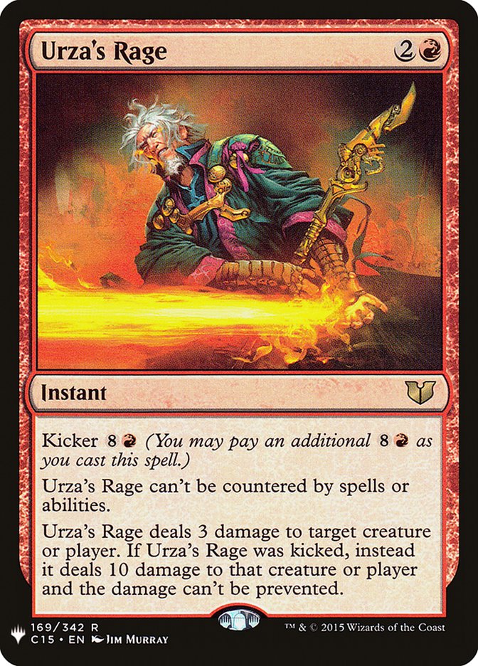 Urza's Rage [The List] | GnG Games