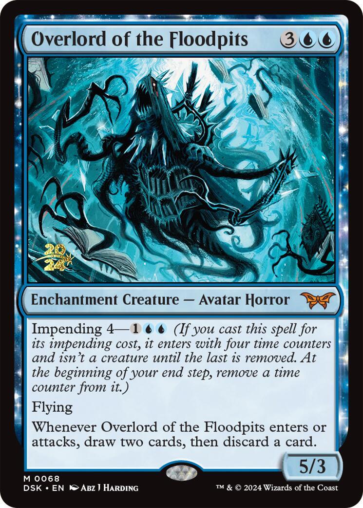 Overlord of the Floodpits [Duskmourn: House of Horror Prerelease Promos] | GnG Games