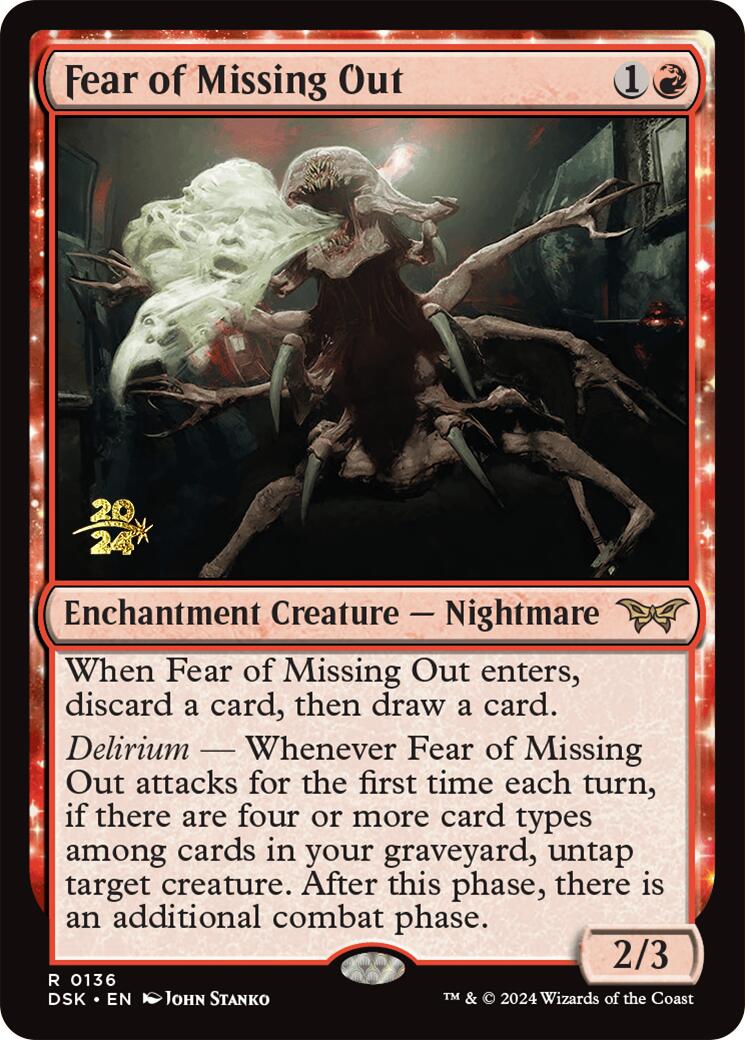 Fear of Missing Out [Duskmourn: House of Horror Prerelease Promos] | GnG Games
