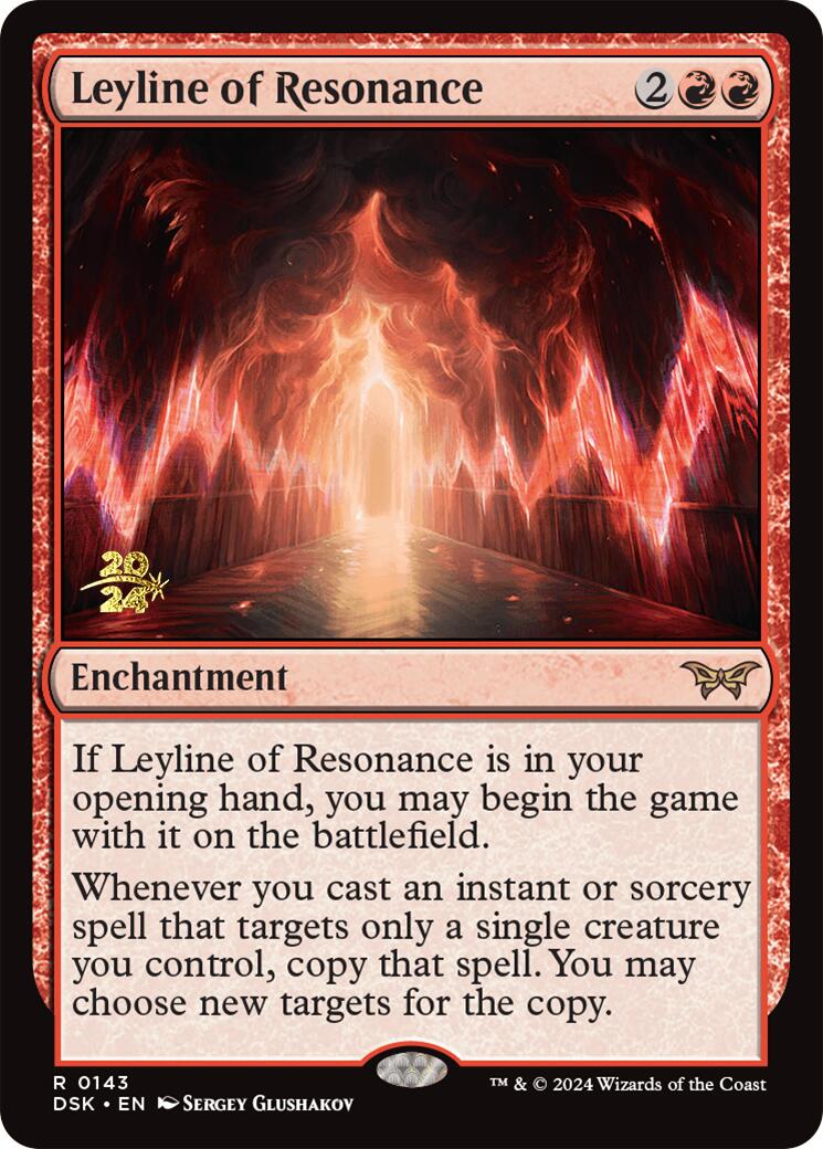Leyline of Resonance [Duskmourn: House of Horror Prerelease Promos] | GnG Games